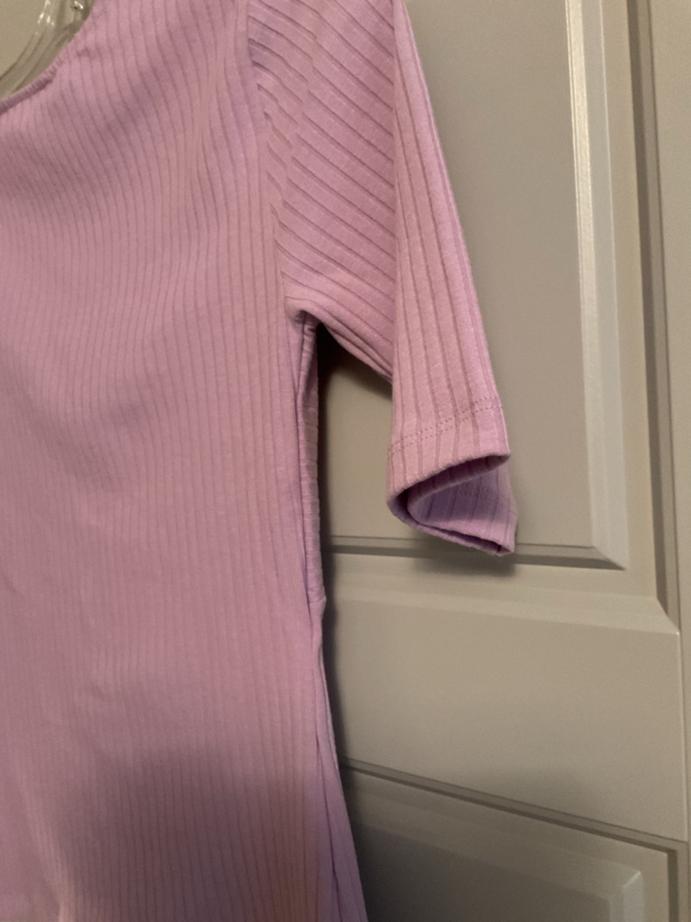 Pastel Twist-Front Ribbed Top - Picture 4 of 6